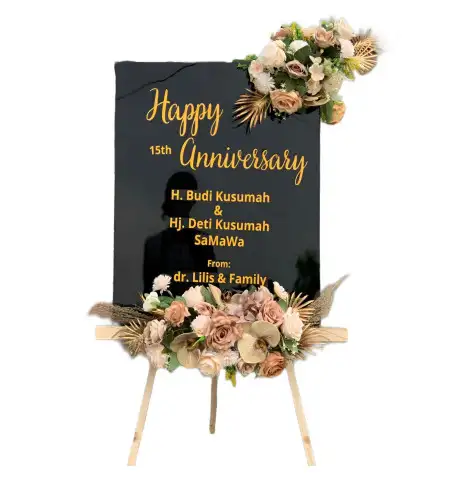 Papan Bunga Akrilik Stasiun Depok Baru