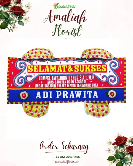 Papan Bunga Ucapan Selamat Stasiun Depok Baru